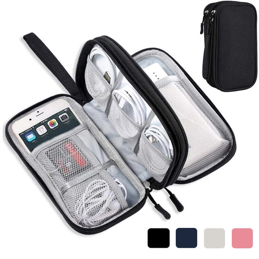 Travel Packing Cubes Portable Digital Storage Pouch Waterproof Electronic Accessories Storage Bag Travel Organizer