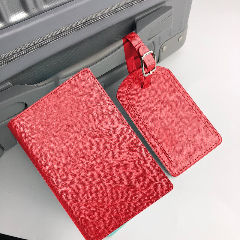 PU Passport Covers Business Credit ID Cards Holder Case Wallets Pouch Women Men Air Tickets Portable Holders Travel Accessories